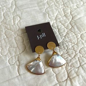 J.Jill Earrings - Faux Gold & Mother of Pearl